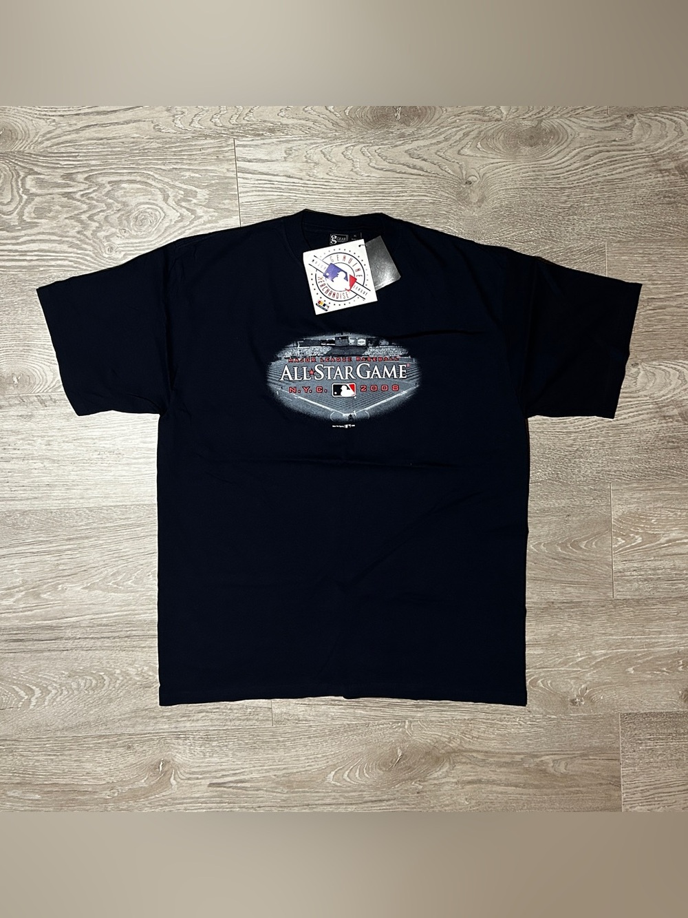 2008 MLB New York City All Star Game Vintage Graphic T-Shirt